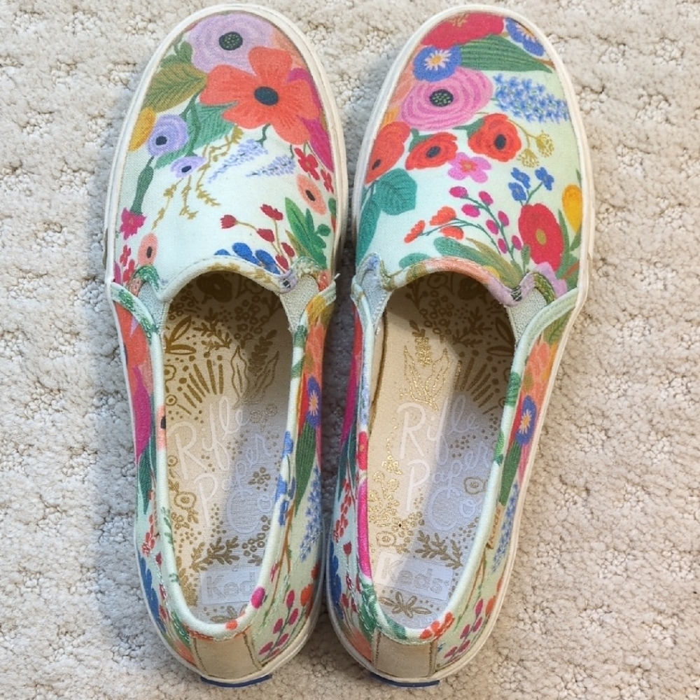 Keds Vibrant Floral Canvas Slip-Ons